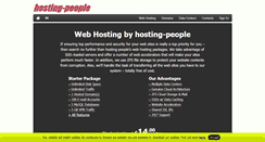 Desktop Screenshot of hosting-people.com